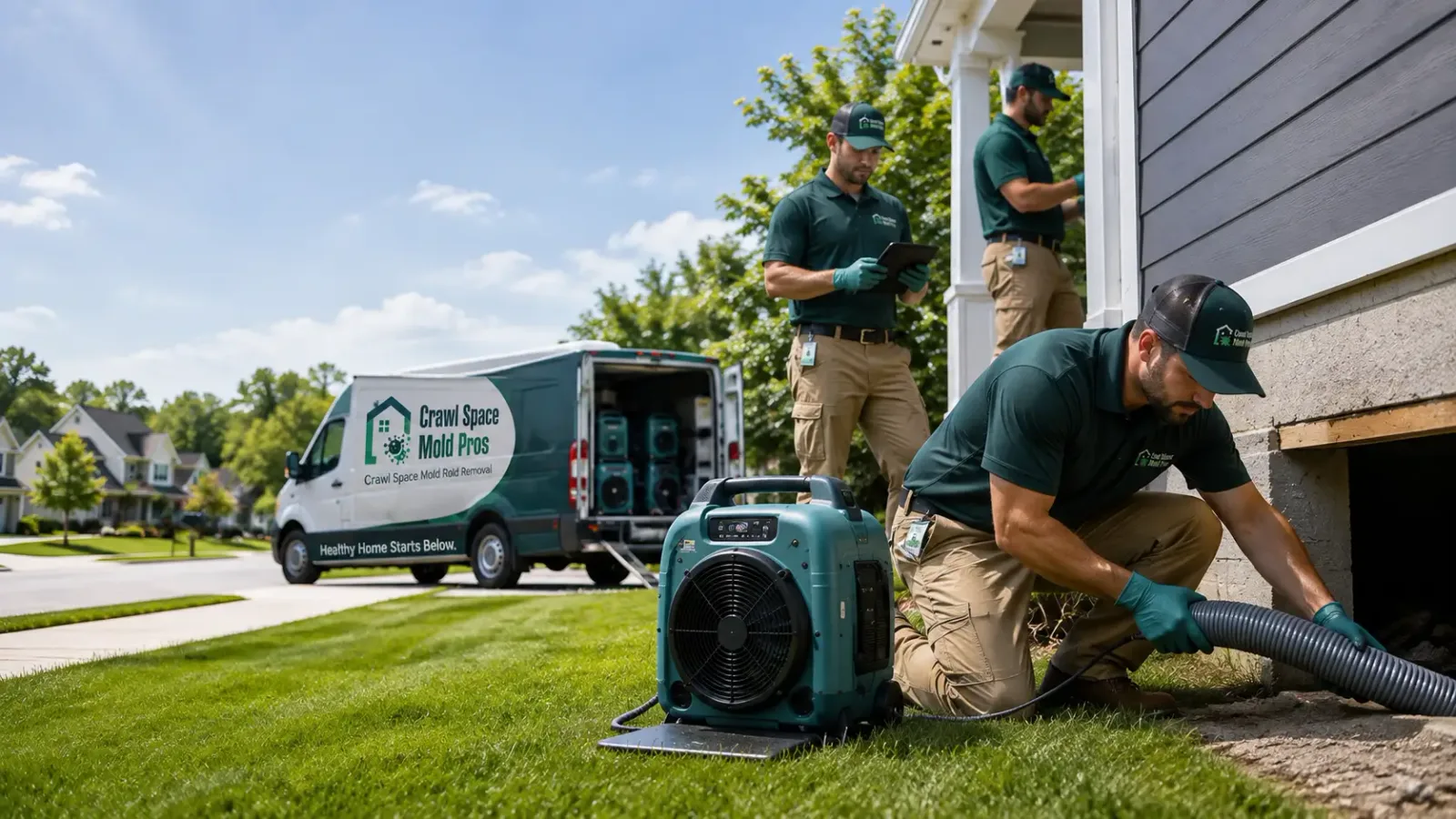 Crawl Space Mold Removal in Newcomb, MD